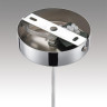 Подвесной светильник LUMION GALLO 8067/1A MODERNI LN25 299 G9 1*20W 220V хром/амбер/прозрачный, металл/стекло